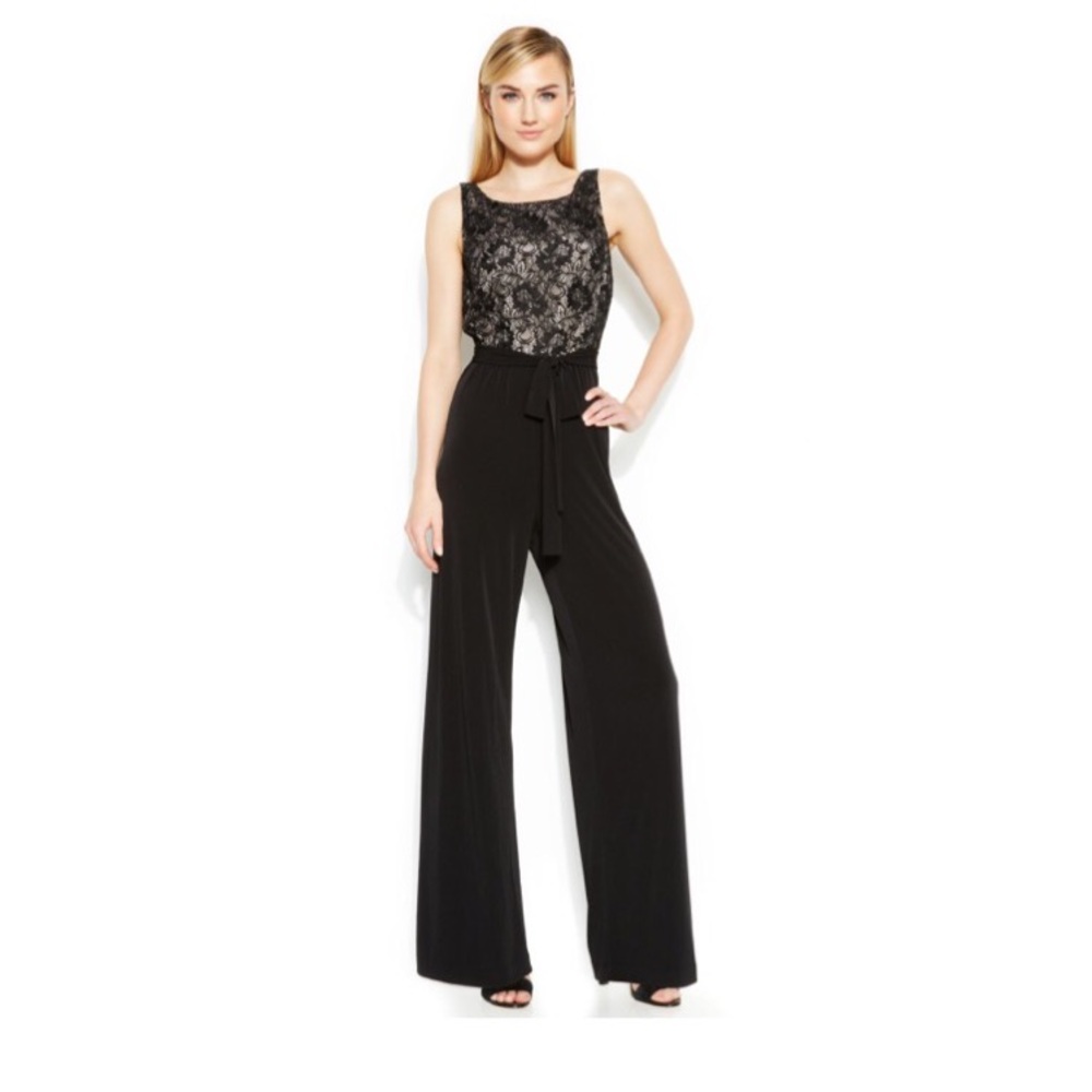 Calvin Klein Lace Top Jumpsuit